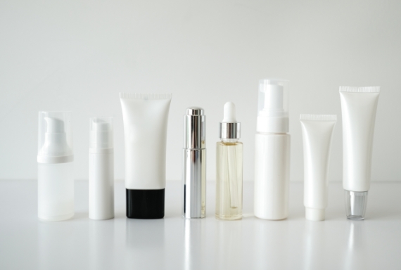 image of cosmetics bottles
