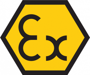 ATEX certification symbol to show ATEX Certified Pumps